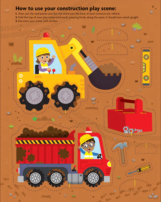 Construction Funfacts - Sticker Activity Book - copy