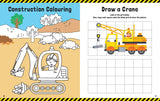 Trucks & Diggers - Mega Colouring Book