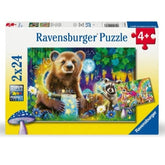 Loving Woodland Friends Puzzle 2x24pc