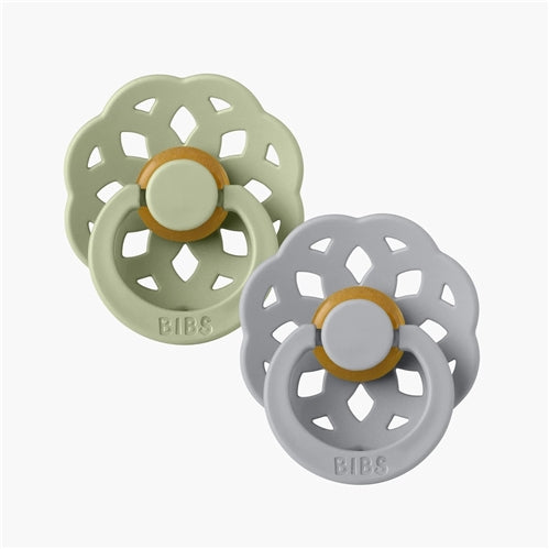 BIBS Dummies - Boheme - Natural Rubber - Sage/Cloud