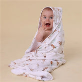 Woodland Tales Organic Hooded Baby Towel
