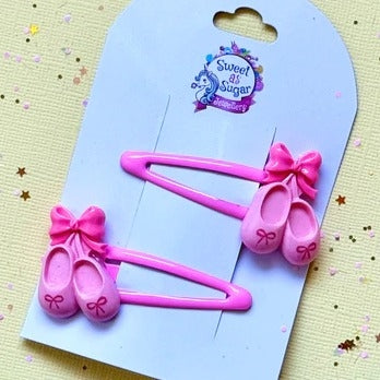 Hair Clip - Ballet Shoes