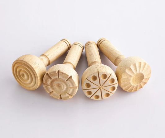 Wooden Dough Stampers 4s