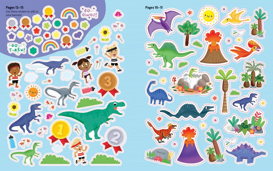 Dinosaurs Funfacts - Sticker Activity Book