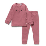 Plum Organic Rib Long Sleeve Pyjamas