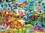 Backyard Bug World Puzzle 60pc