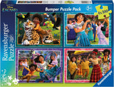 Disney Shoes off, Magic on! Bumper Pack Puzzle 4x100 Pieces