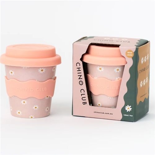 Pink Daisy Babychino Cup 4oz
