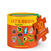 Crocodile Creek Let's Begin Puzzle 2 pc - Aussie Animals
