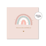 Welcome Rainbow Baby Mini Card