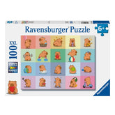Capybara Puzzle 100 piece