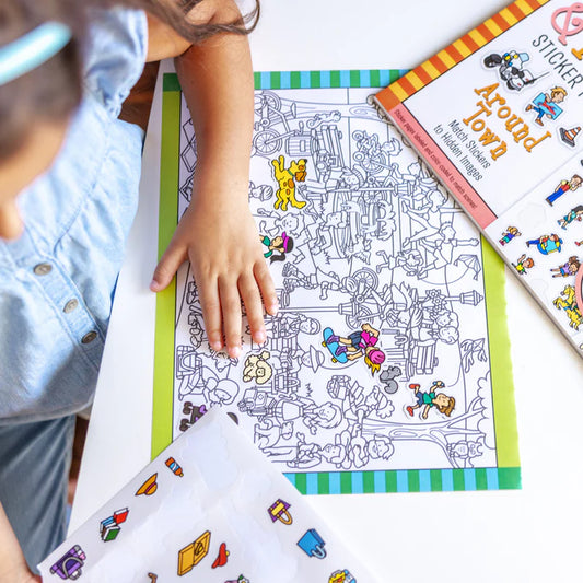 Seek & Find Sticker Pad - Around Town