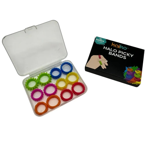 Halo Picky Bands - Set of 12 Wearable Sensory Tools and Picking Supports