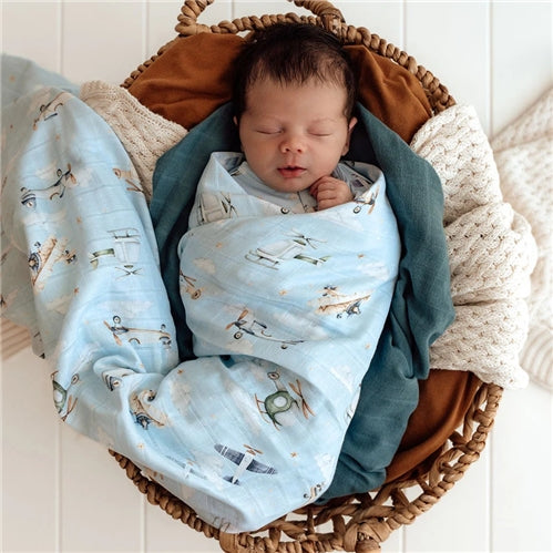 Taking Flight Organic Muslin Wrap