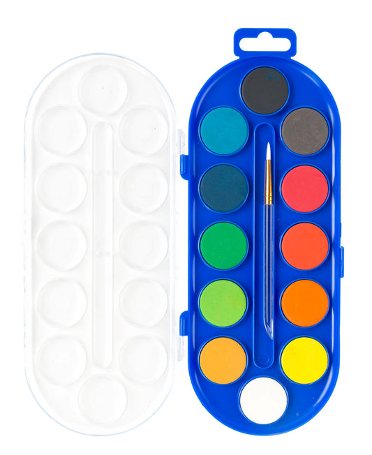 Educational Colours 12 Disc Paint Box