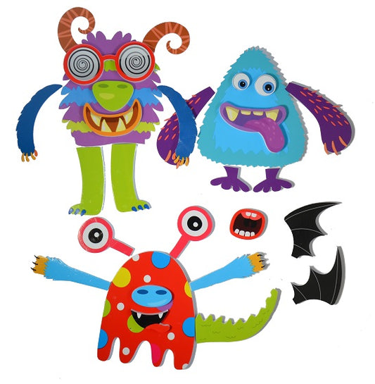 Bath Stickers - Silly Monsters
