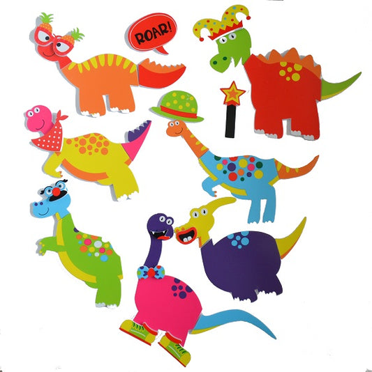 Bath Stickers - Weird and wonderful dinosaurs