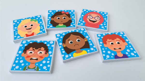 Magic Colour Changing Bath Book & Stickers - Feelings