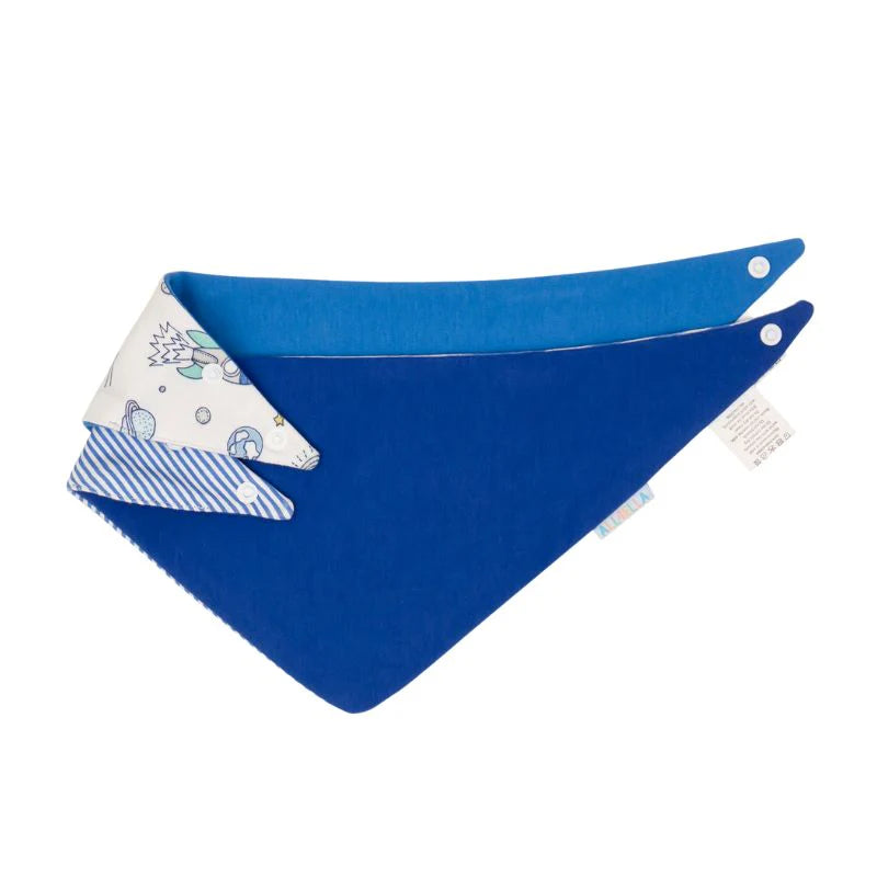 Bandana Bibs 2pk - Blast Off