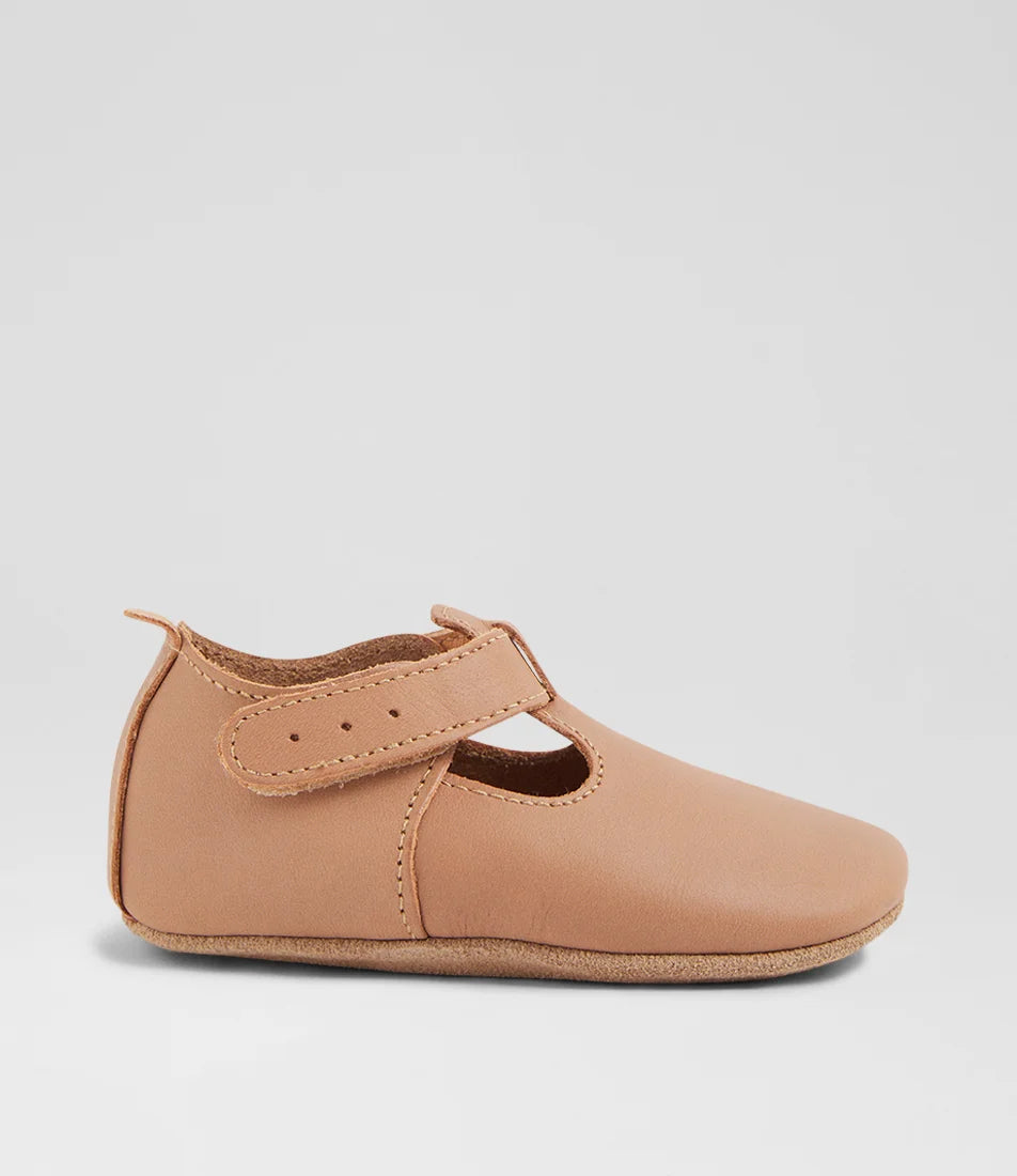 Soft Sole Shoes Jack and Jill - Caramel