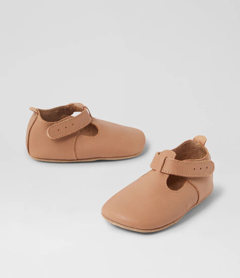 Soft Sole Shoes Jack and Jill - Caramel