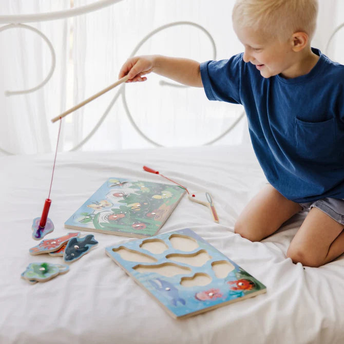 Magnetic Bug Catching Game