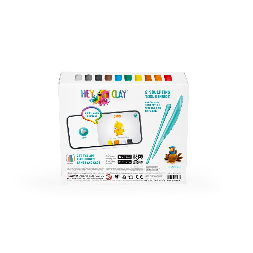 Hey Clay Farm Birds - Large Set