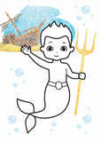 My First Colouring Book - Mermaids