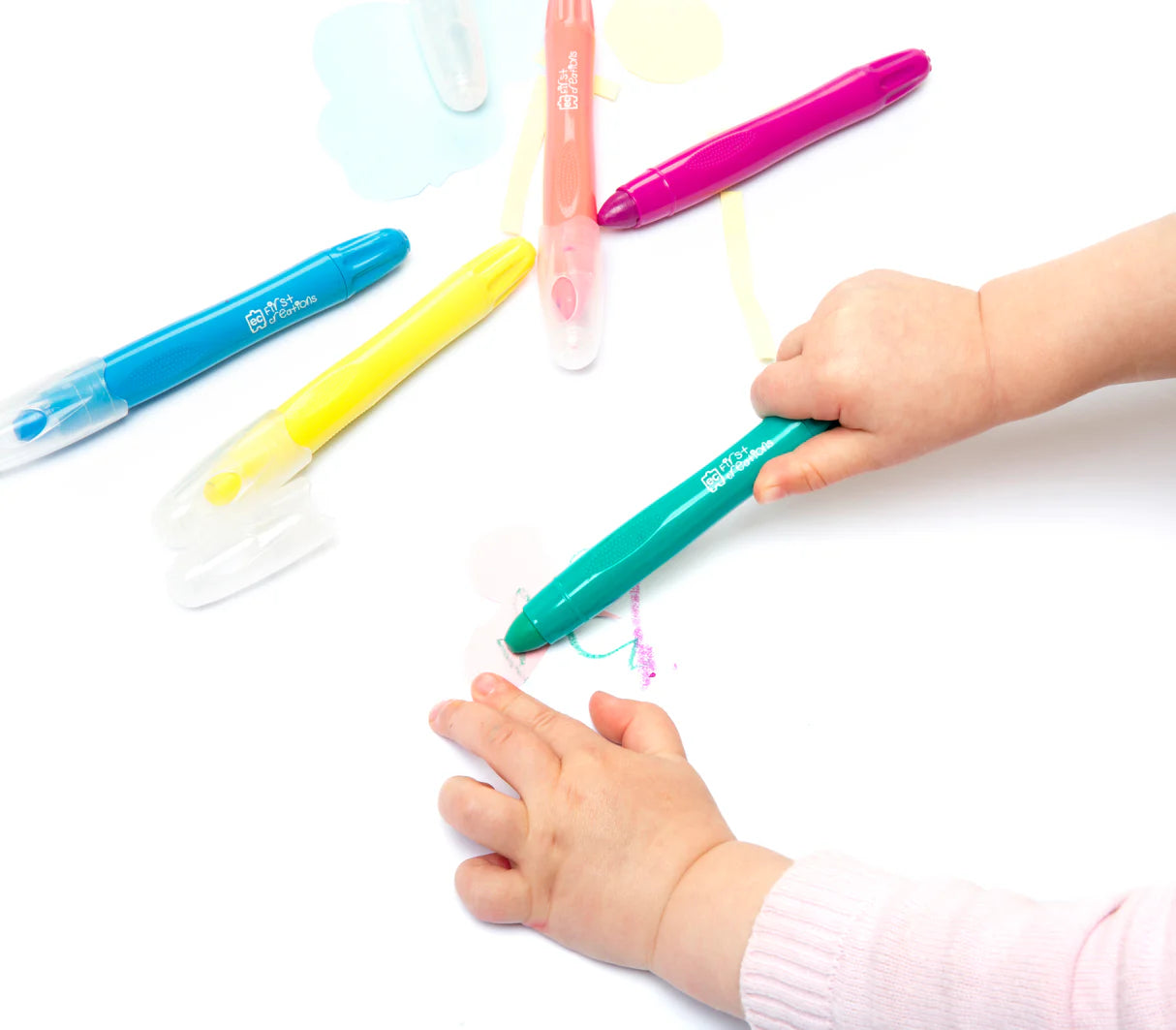 Easi-Grip 3 in 1 Crayons - Pack of 12