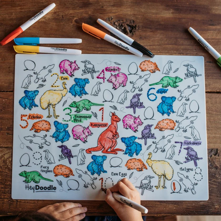 Hey Doodle - Aussie Animals 123