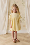 Organic Cotton Muslin Phillipa Dress- Sunshine