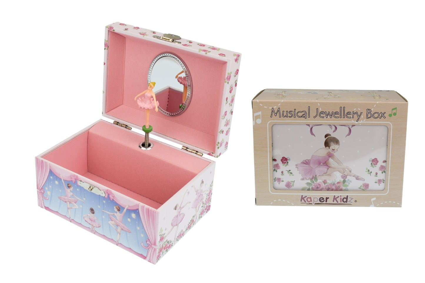 Rosabella Ballerina Keepsake Music Jewellery Box