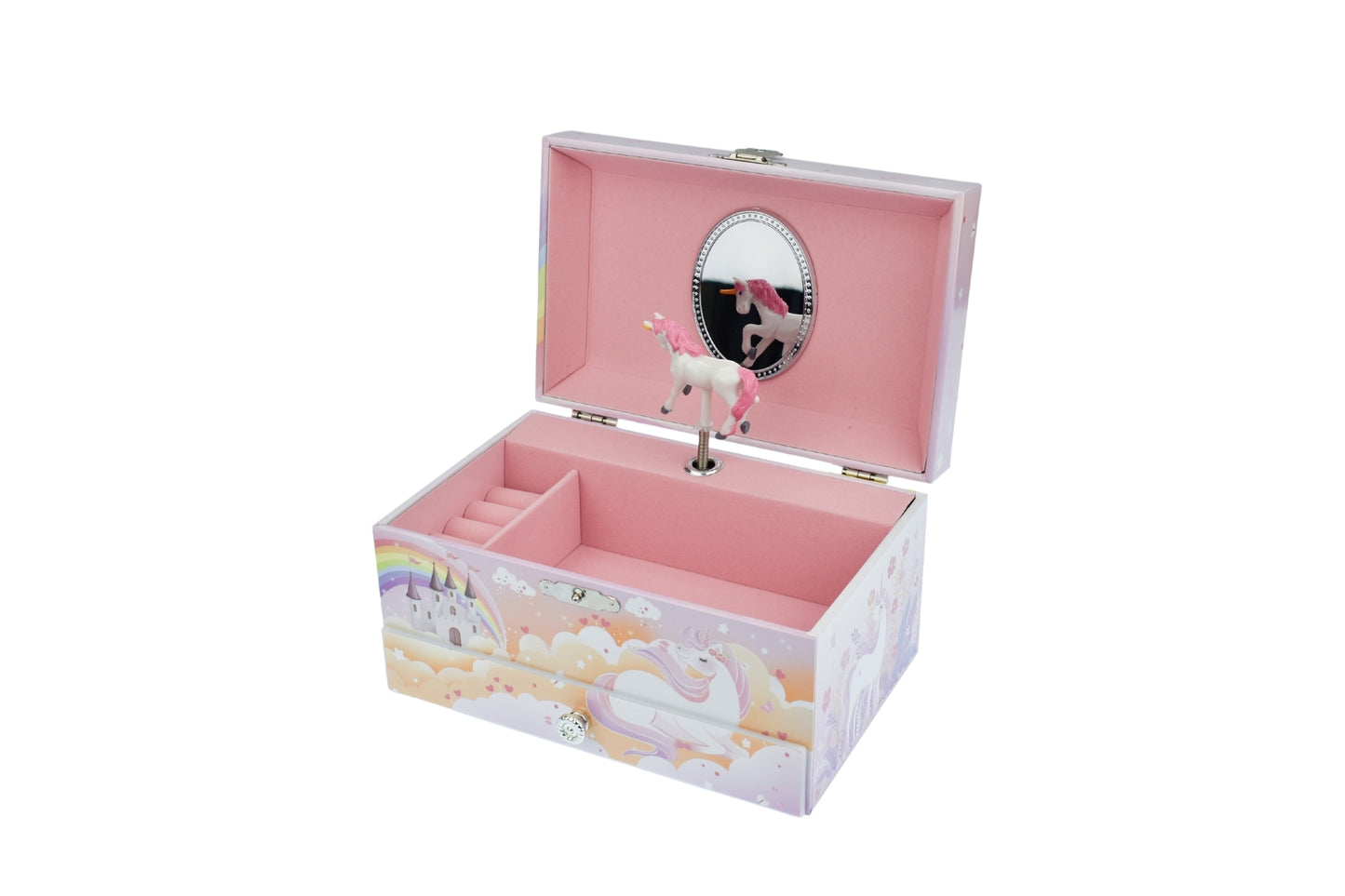 Rainbow Unicorn Heirloom Music Jewellery Box