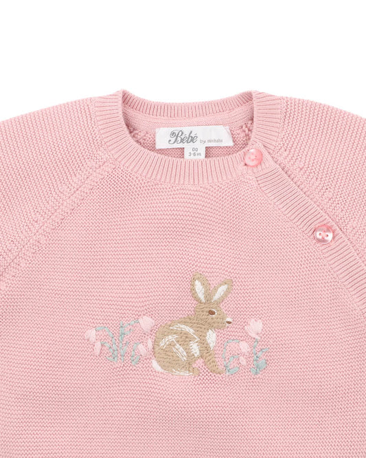 Fern Bunny Organic Knitted Jumper