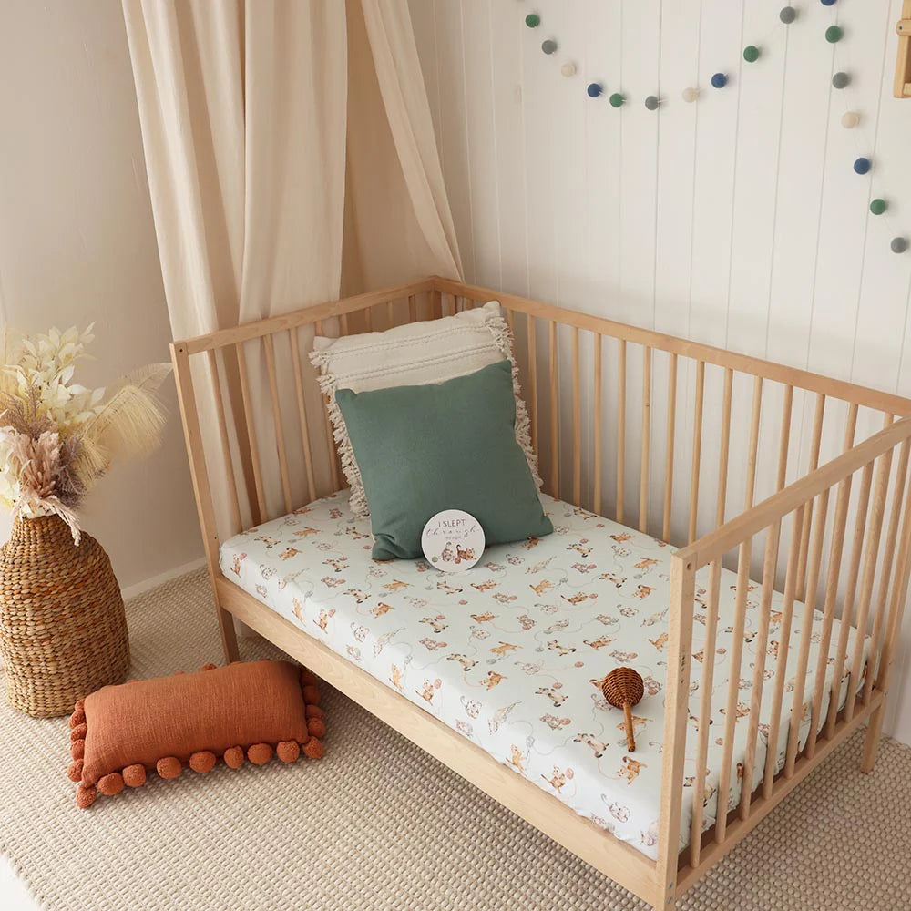 Kitten Organic Fitted Cot Sheet