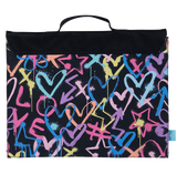 Library Bag - Hearts and Crosses