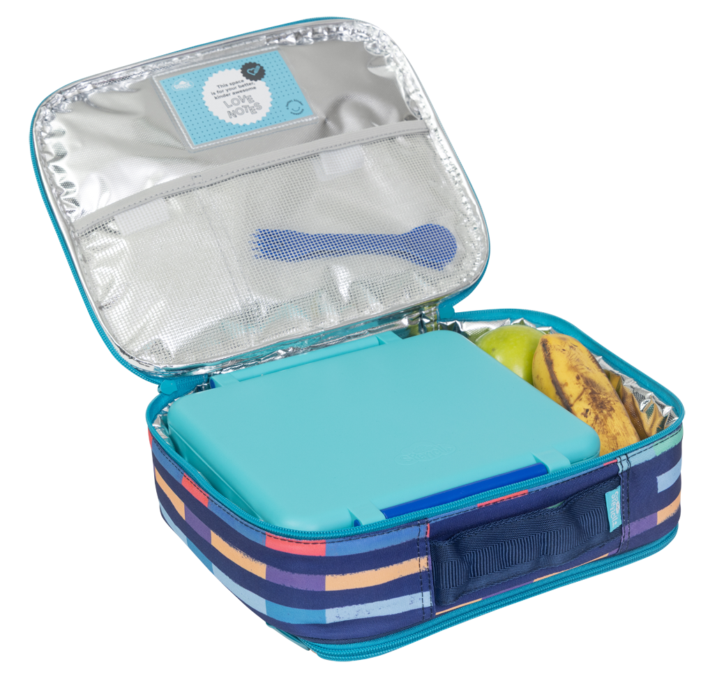 Big Cooler Lunch Bag - Bright Stripes