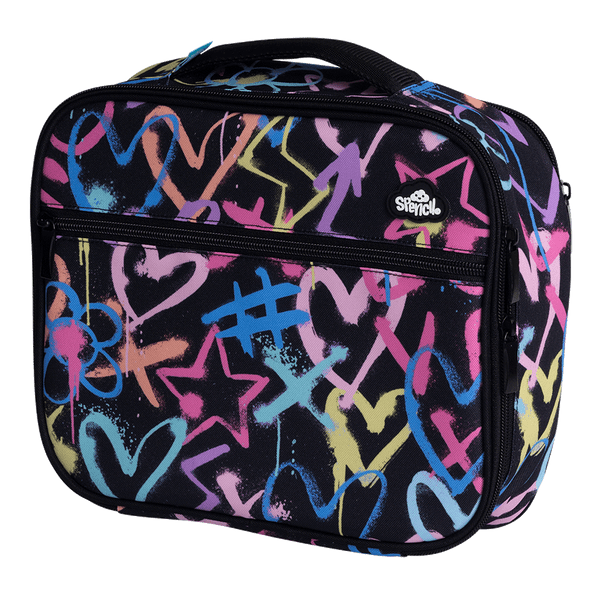 Big Cooler Lunch Bag - Hearts and Crosses