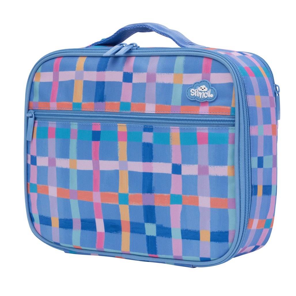 Big Cooler Lunch Bag - Pastel Plaid