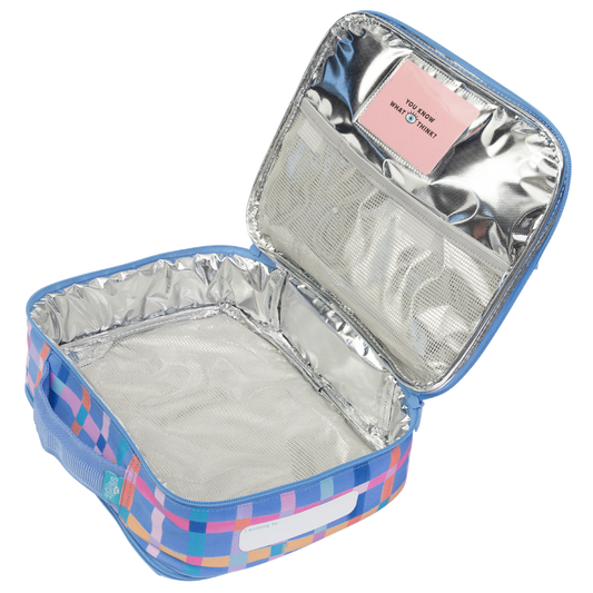 Big Cooler Lunch Bag - Pastel Plaid