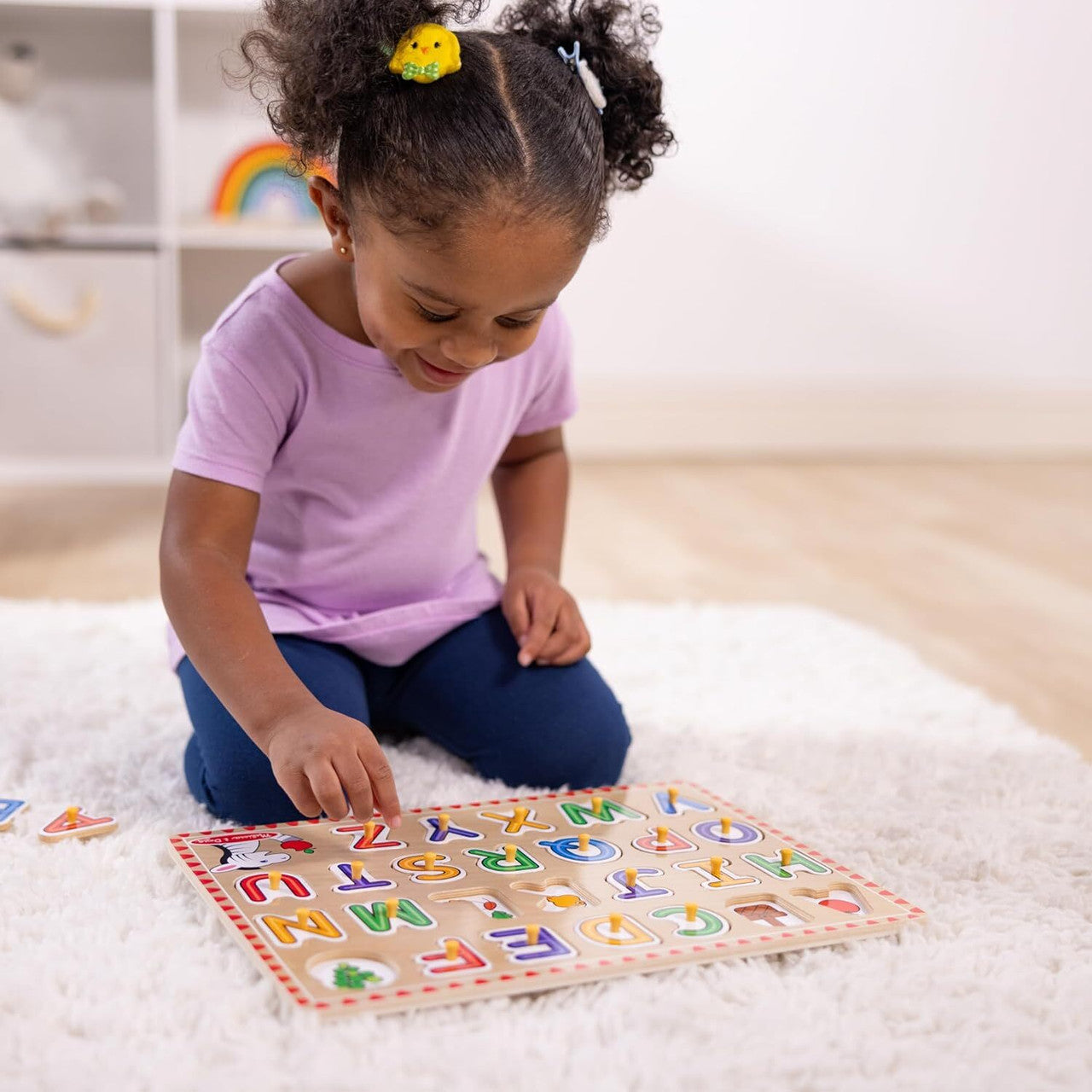 Lift & See Peg Puzzle - Alphabet