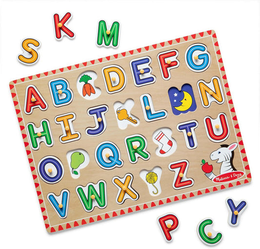 Lift & See Peg Puzzle - Alphabet