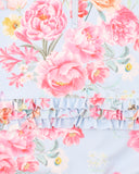 BIANCA Blue Long Sleeve Sunsuit