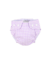 LILAC GINGHAM Aqua Nappy