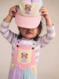 Blush Colour Block Cord Cap