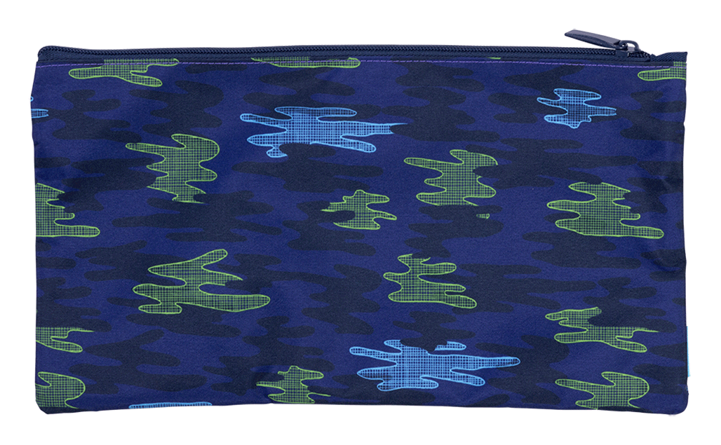 Twin Zip Pencil Case - Robo Shark