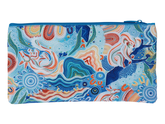 Twin Zip Pencil Case - Wani Wani Watina