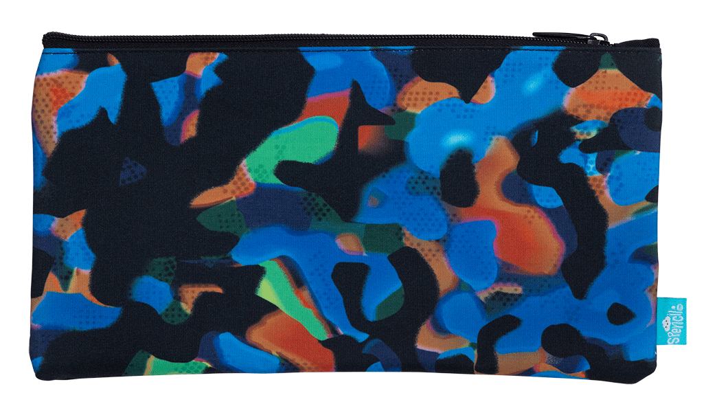Twin Zip Pencil Case - Virtual Camo