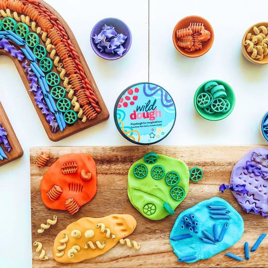 Rudolph Red playdough with raspberry scent.