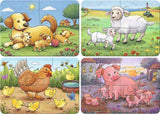Animal Families My First Puzzle 2/4/6/8 Pieces